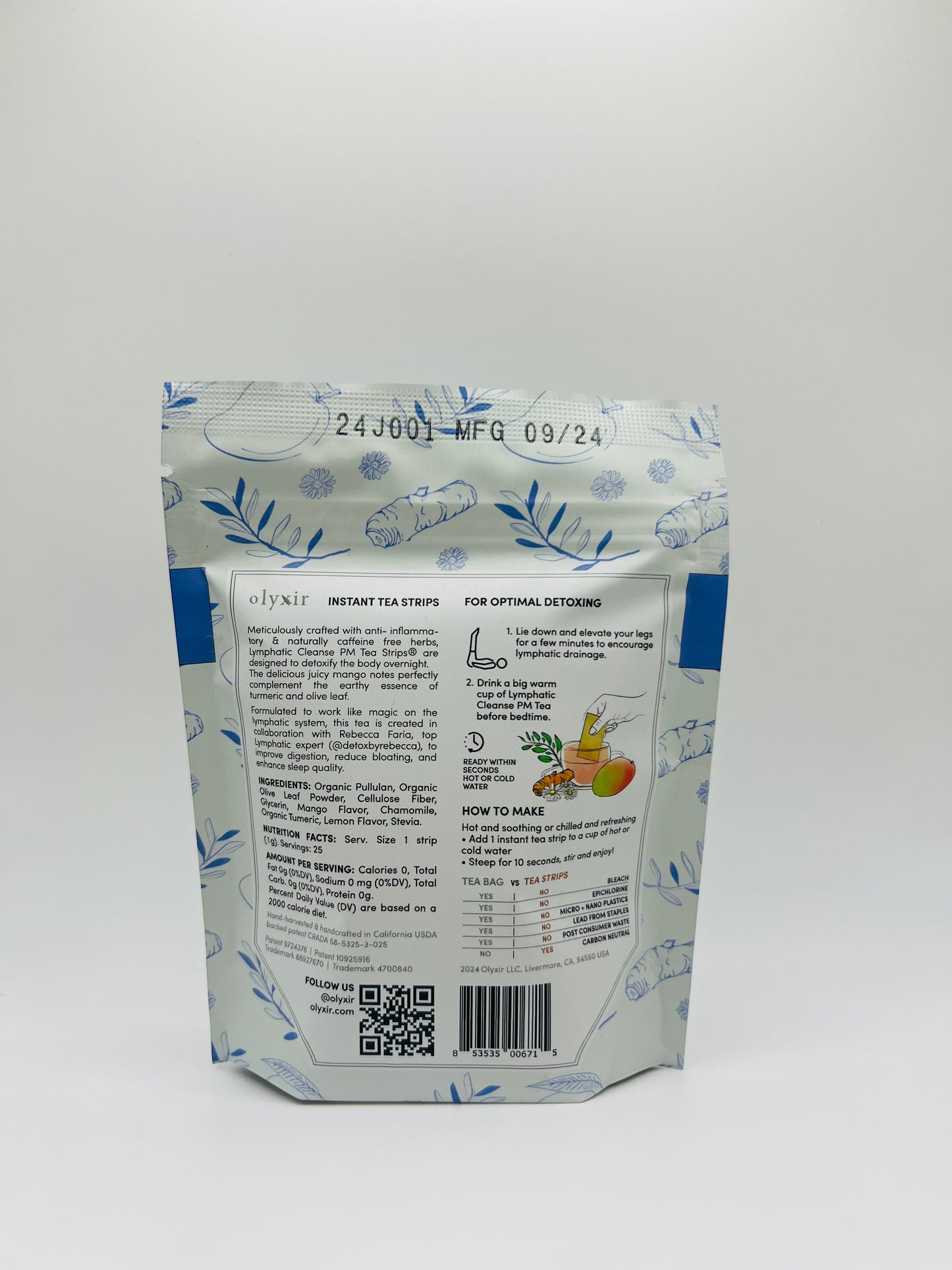 Combo: Lymphatic Cleanse AM & PM Tea Stripss